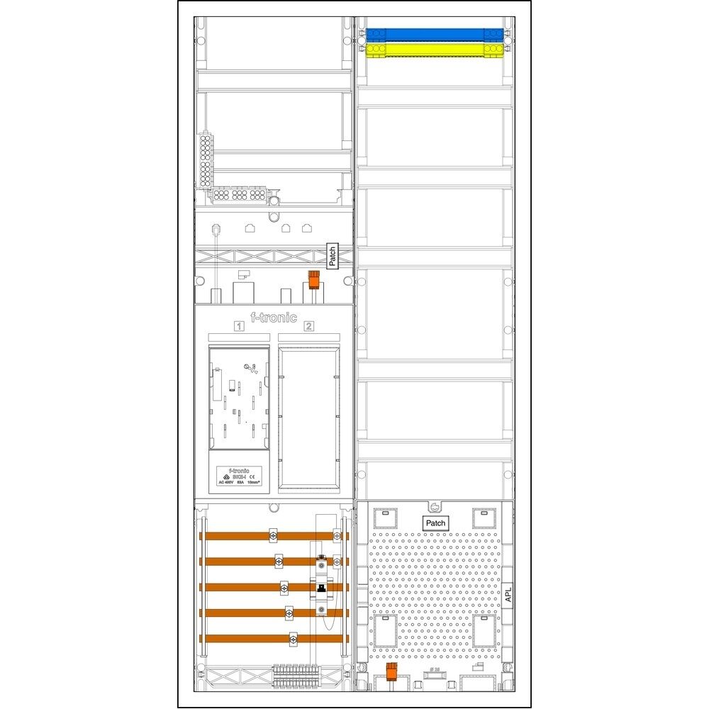f-tronic Komplettschrank 7195135 Typ EHZ721APZB10