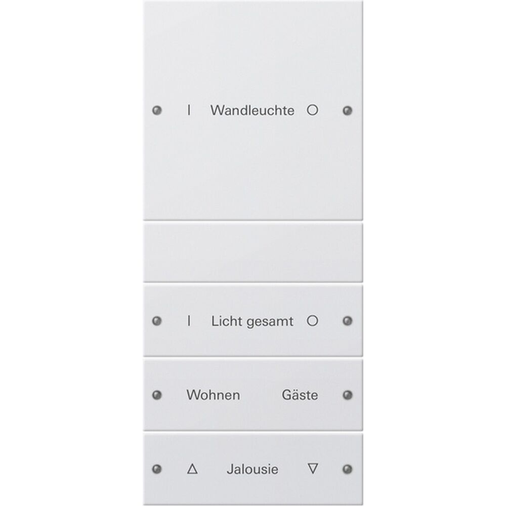 Gira Wippenset 4fach 220403