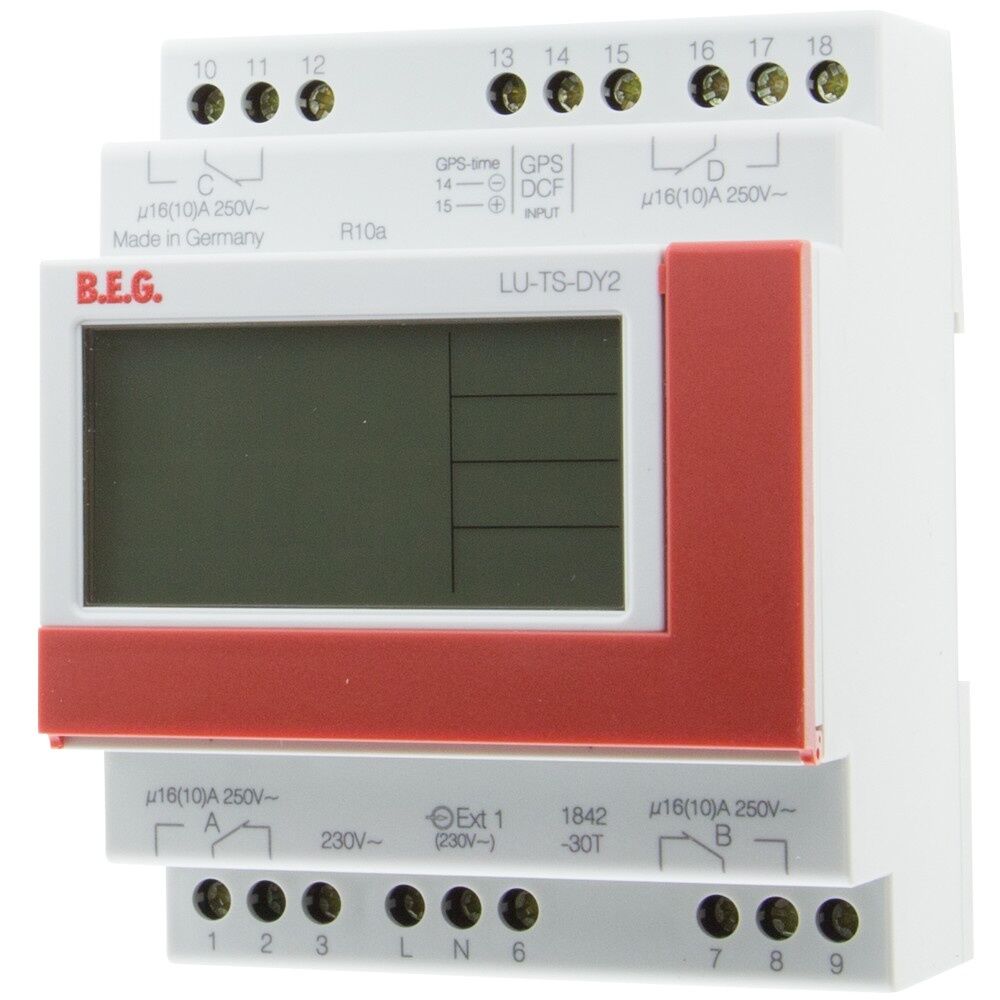 B.E.G. Brück Zeitschaltuhr 92675 Typ TS-DY2 