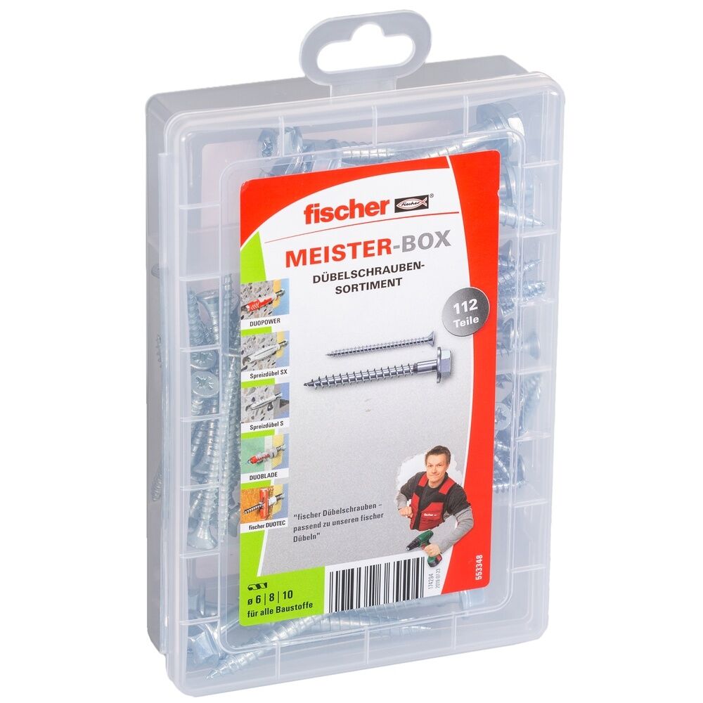 Fischer Dübelschraube Meisterbox 553348