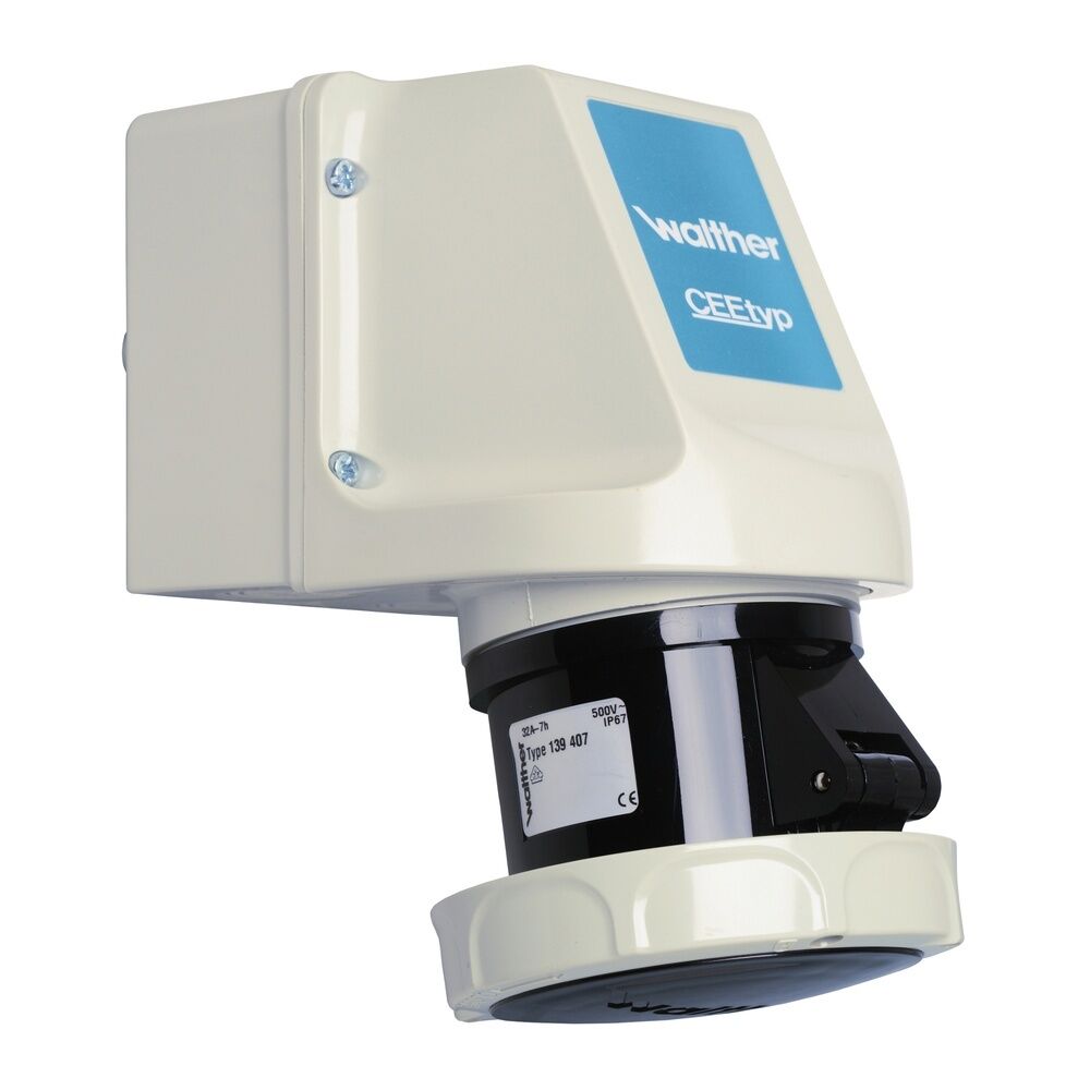 Walther-Werke Wandsteckdose 119407