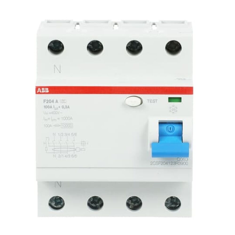 ABB Fehlerstrom Schutzschalter 2CSF204123R3900 Typ F204A-100/0,3L