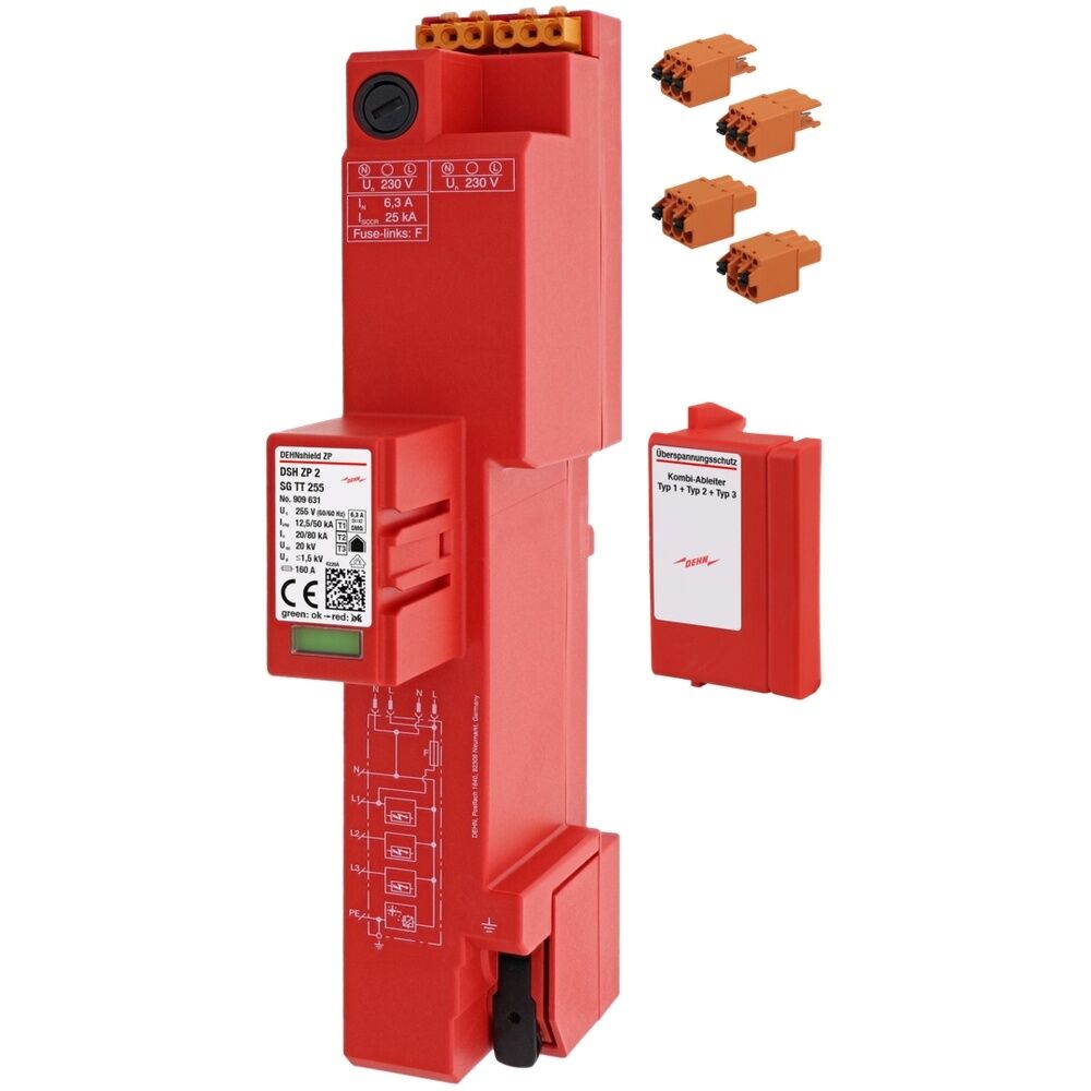 Dehn + Söhne Kombi Ableiter 909631 Typ DSH ZP 2 SG TT 255