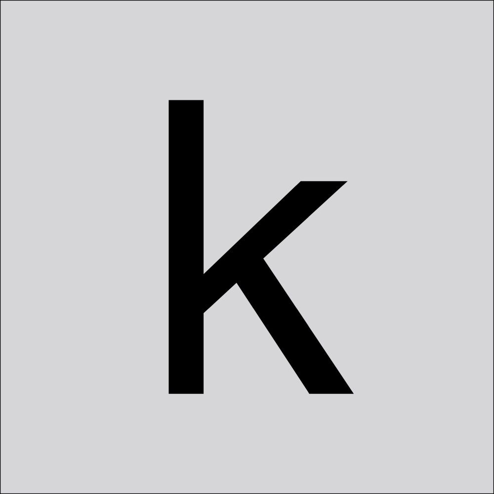 RZB Kleinbuchstabe 99220.003.K/K