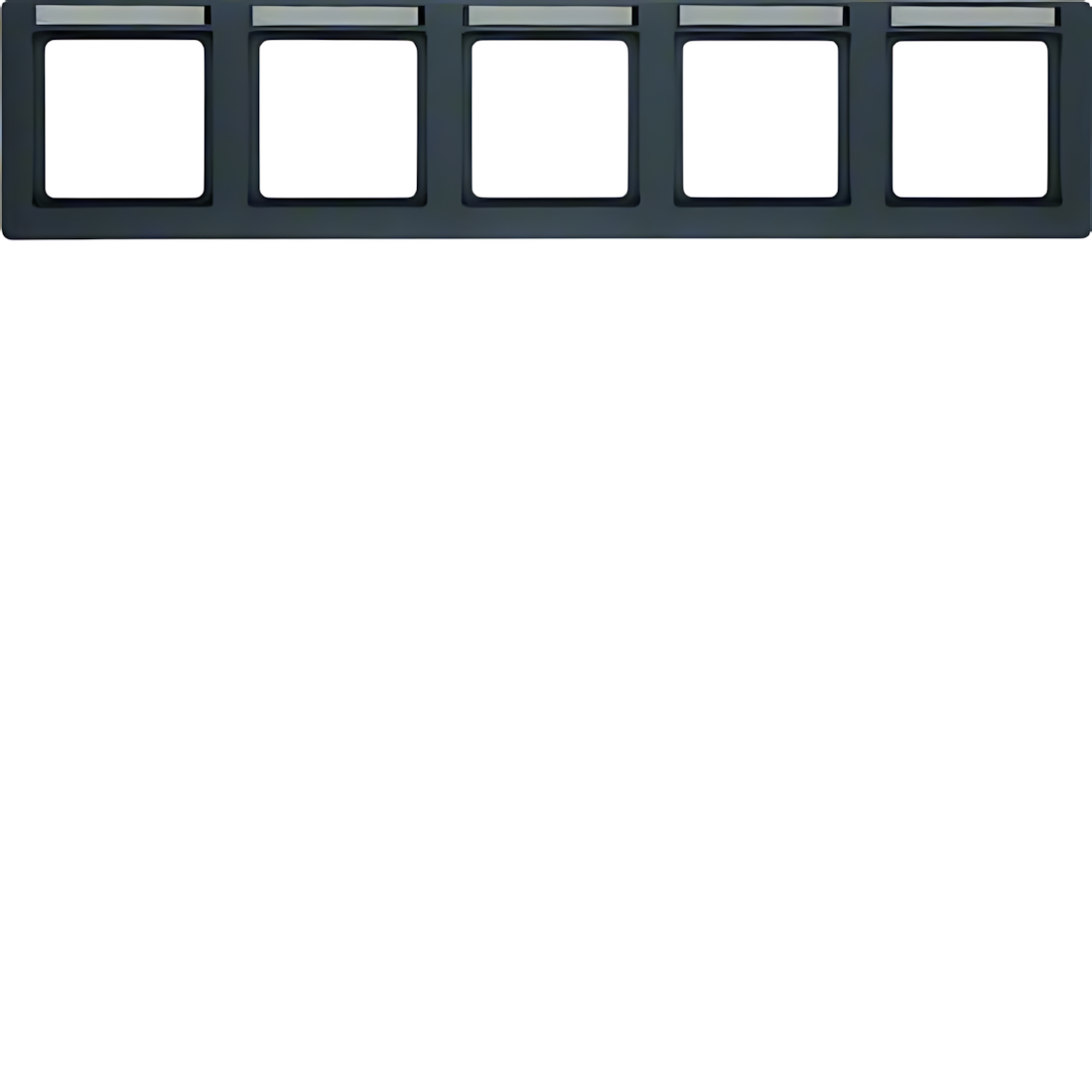 Berker 5fach Rahmen 10256016