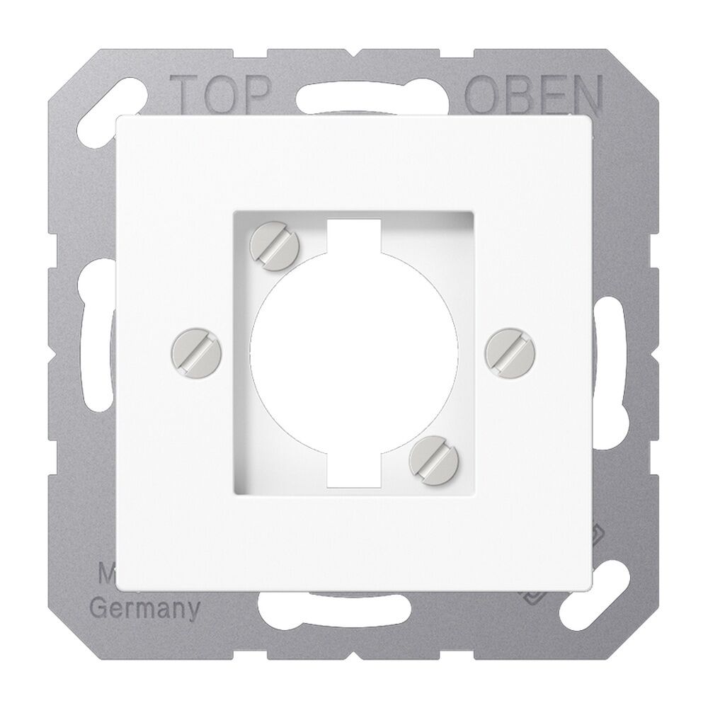 Jung Abdeckung Lautsprecher Steckverbinder A 568-1 BF WW