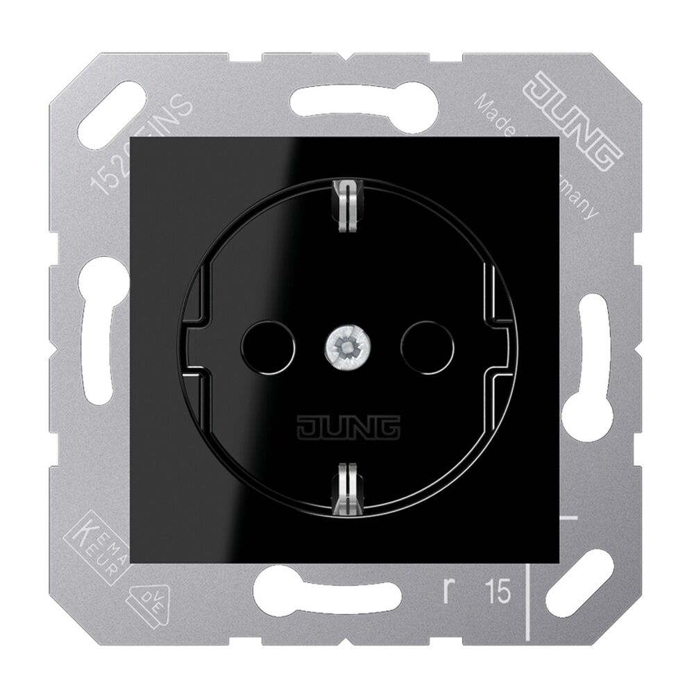 Jung Schutzkontakt Steckdose CD 5120 BF SW