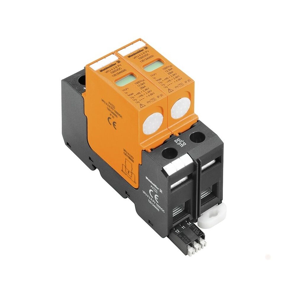 Weidmüller Überspannungsableiter 1351240000 Typ VPU II 2 R PV 1000V DC