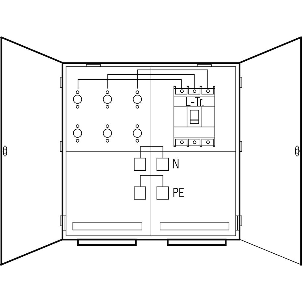 ABN Wandlermessschrank WMS121-55 
