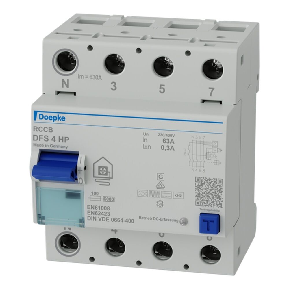 Deopke FI Schutzschalter 09146805 Typ DFS4 063-4/0,30-HP