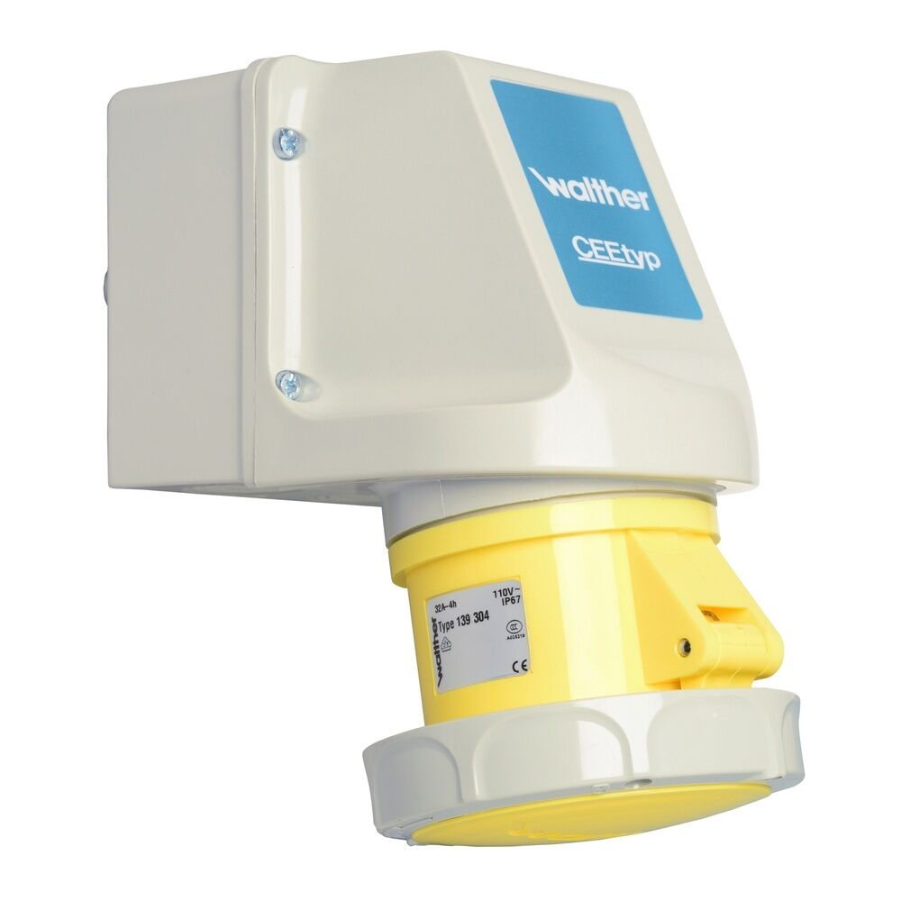 Walther-Werke Wasserdichte Wandsteckdose 139304