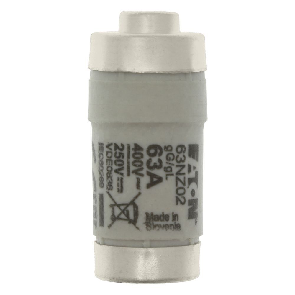 Eaton Sicherungseinsatz 63NZ02 Typ FUSE-D02 63A T GL/GG 400VAC E18