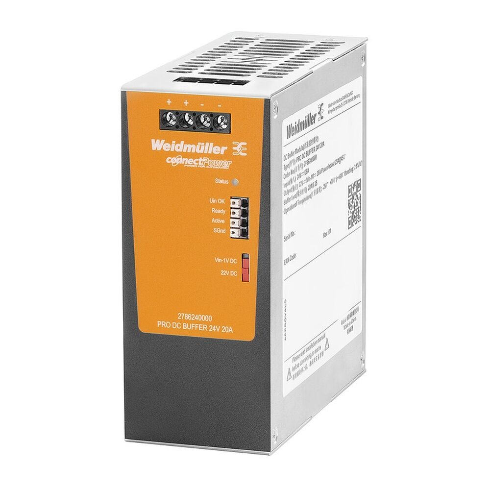 Weidmüller Puffermodul 2786240000 Typ PRO DC BUFFER 24V 20A