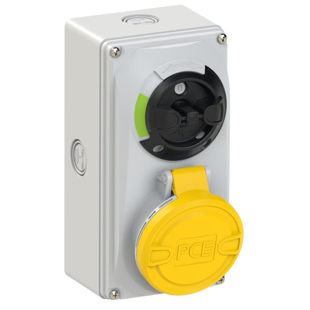 PC Electric Abschaltbare Wanddose 6115-4k