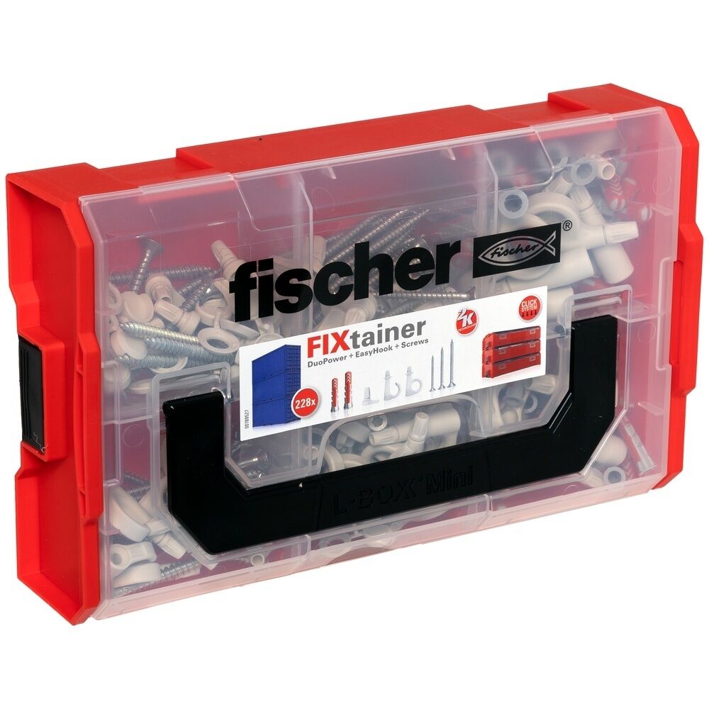 Fischer FIXtainer 563578 Typ FixTainer DuoPower + EasyHook + Schr. TX