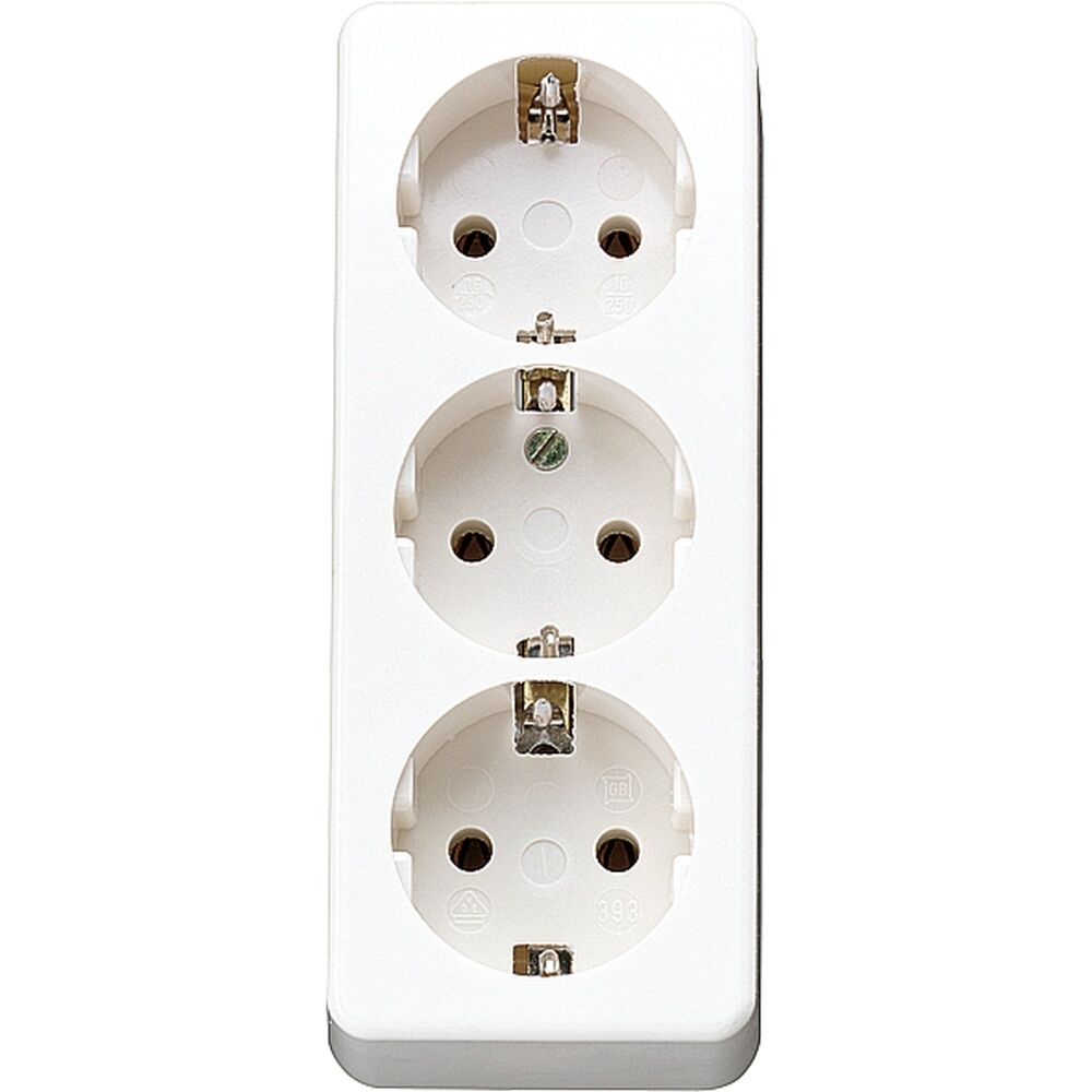 Jung SCHUKO 3fach Steckdose 10S23LAWW