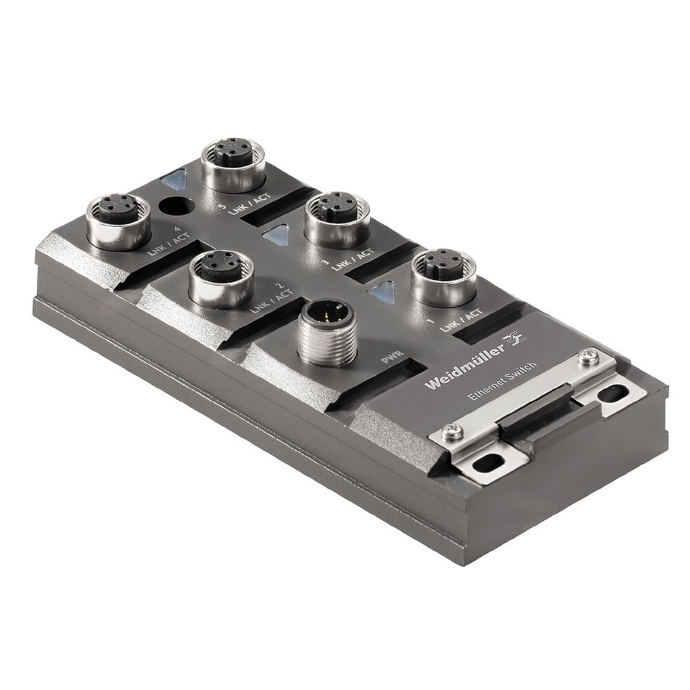 Weidmüller Netzwerk Switch 1504420000 Typ IE-SW-IP67T-5M12