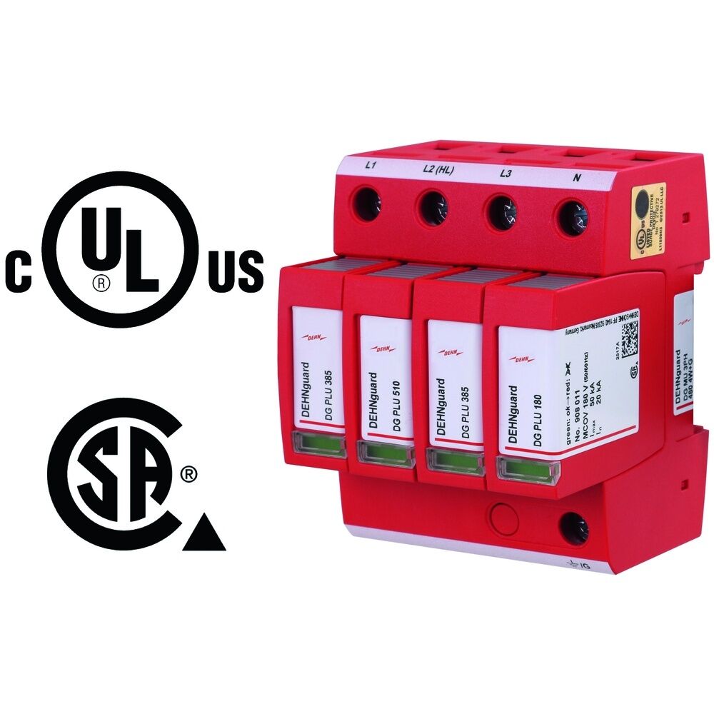 Dehn + Söhne Überspannungsableiter 908344 Typ DG MU 3PH 480 4W+G