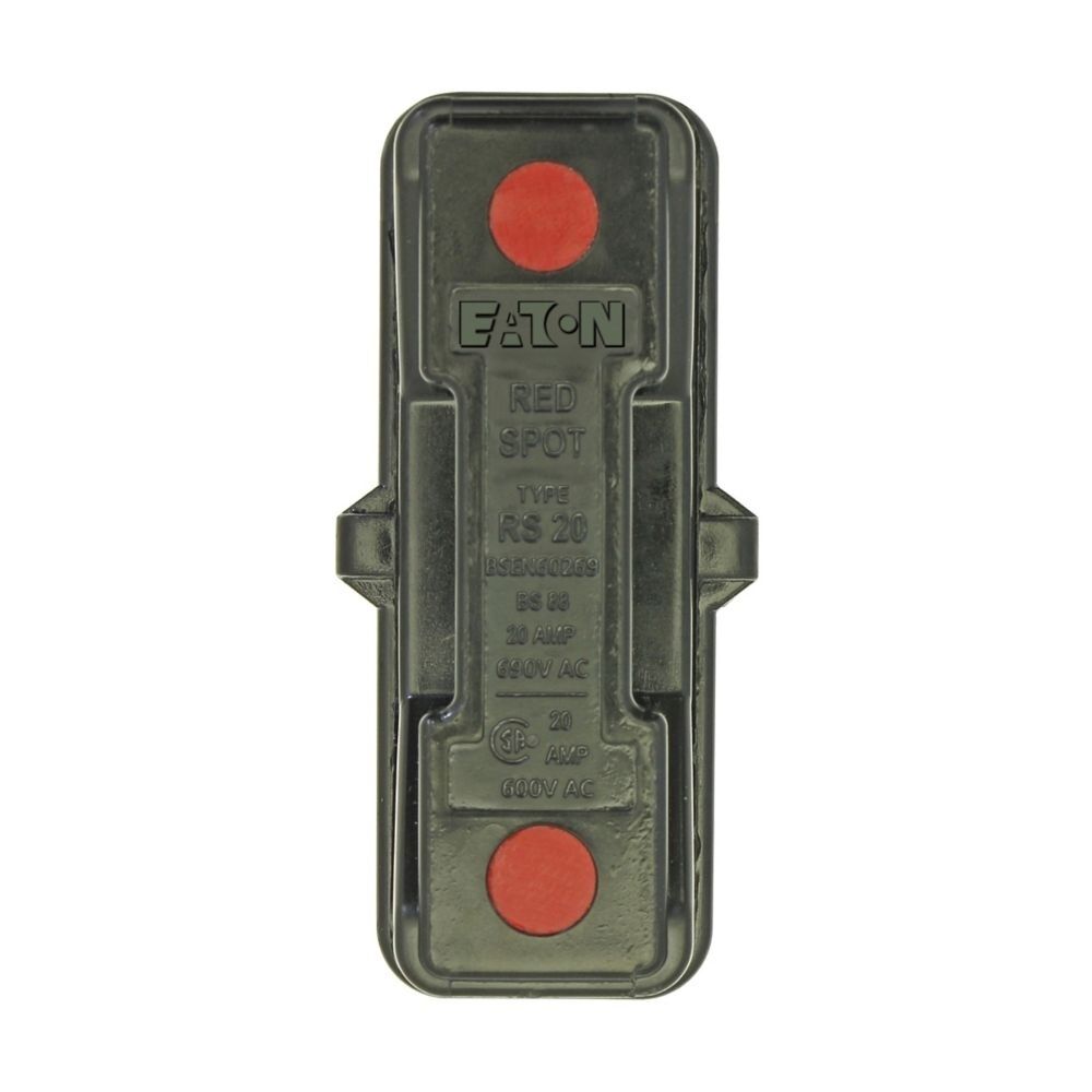 Eaton Sicherungshalter RS20FGY Typ RED SPOT 20A BACK STUD CONN-FL