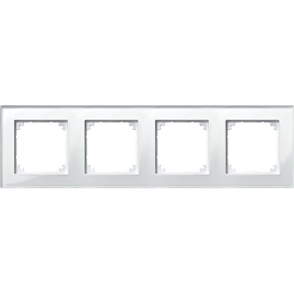 Merten Echtglasrahmen 4fach 489419