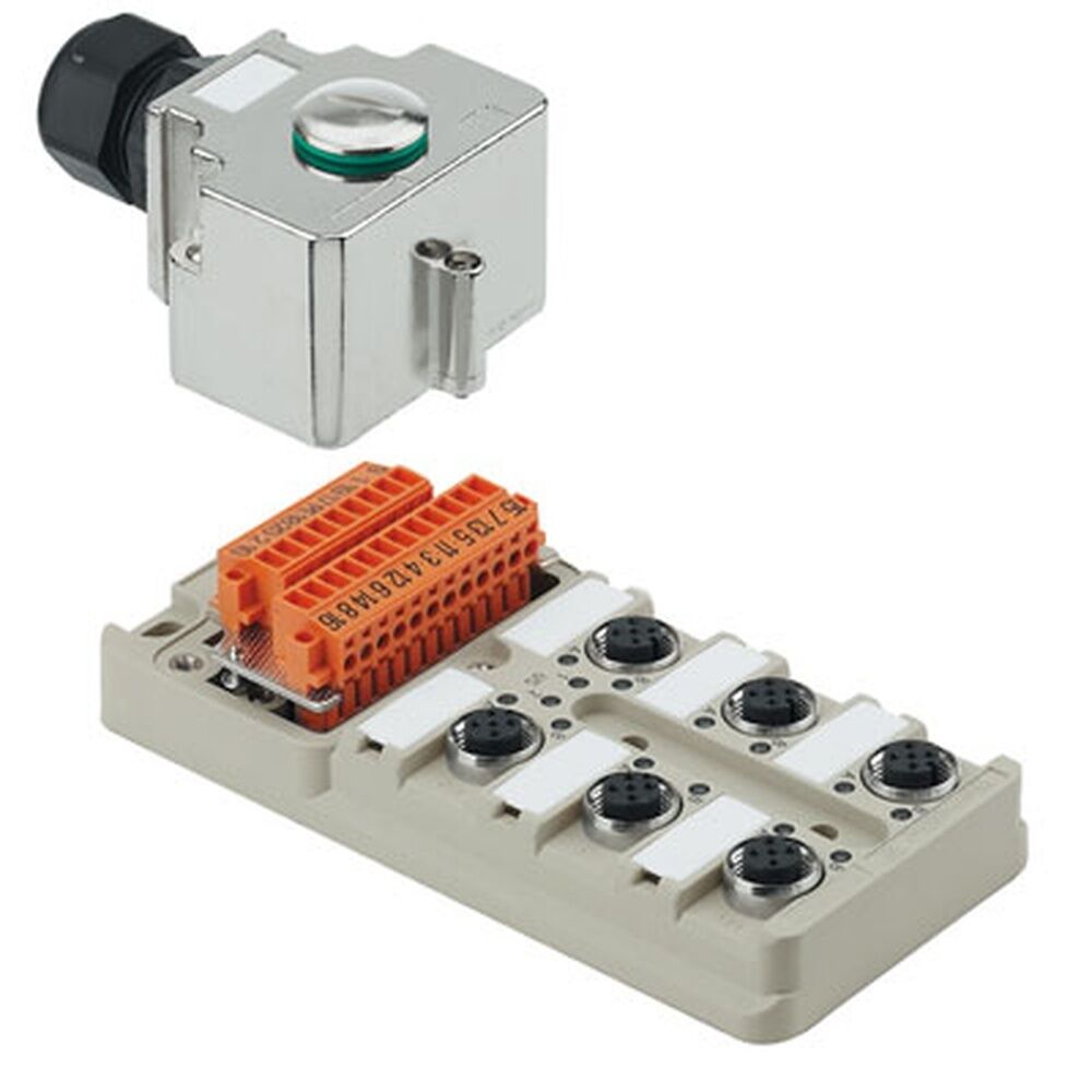 Weidmüller Passiver Sensor Aktor Verteiler 1701242000 Typ SAI-6-MH-5P M12