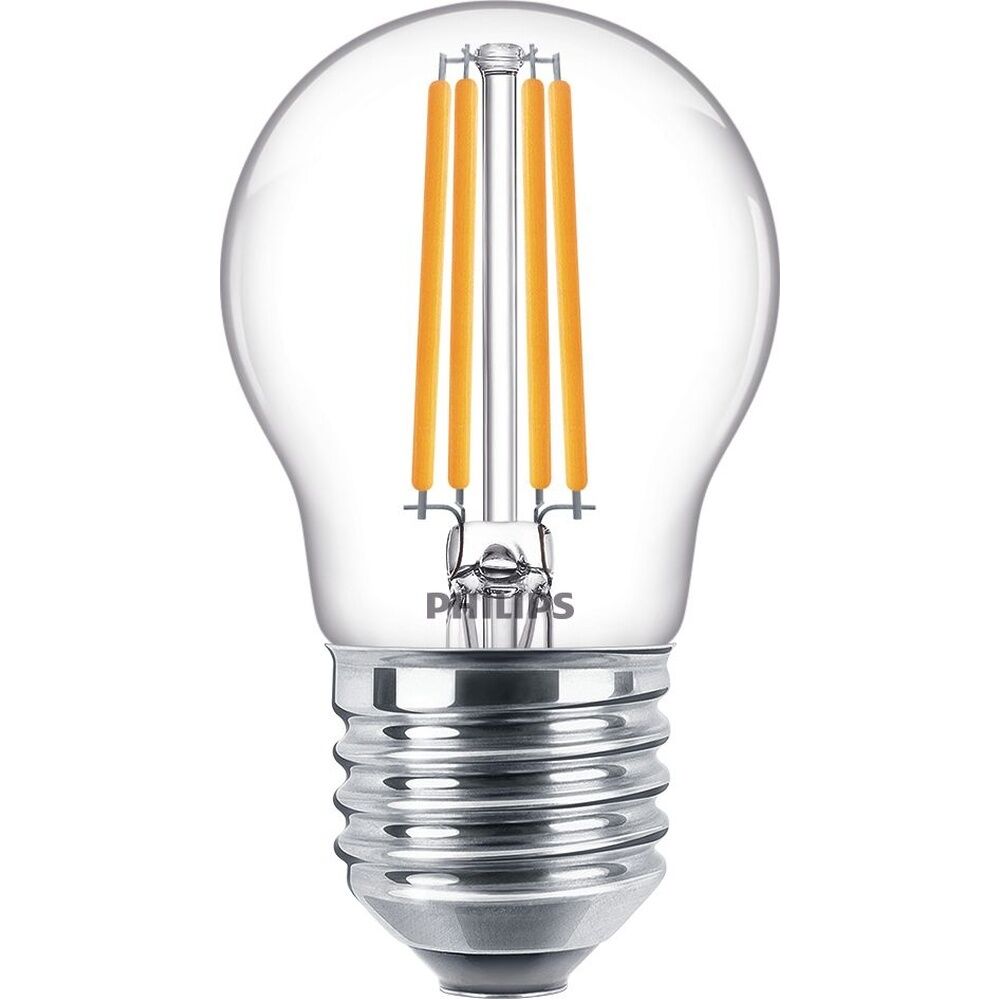 Signify Philips LED Glühfaden Kerzenlampe 34766300 Typ CorePro LEDLusterND6.5-60W P45 E27827CLG
