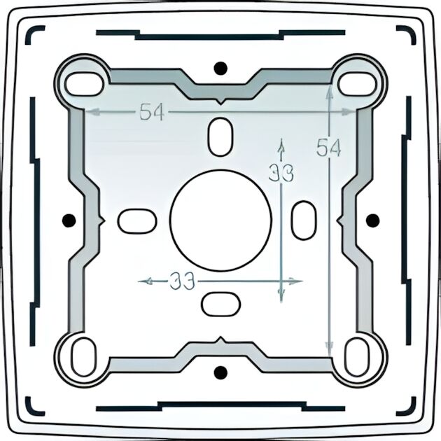 Eaton Einfacher Kasten 117328 Typ 101-77100/AUFPUTZDOSE-WEISS
