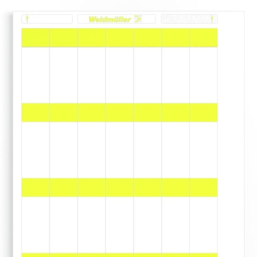 Weidmüller Kabelmarkierungssystem 1695731687 Typ LM WO 25/68 GE