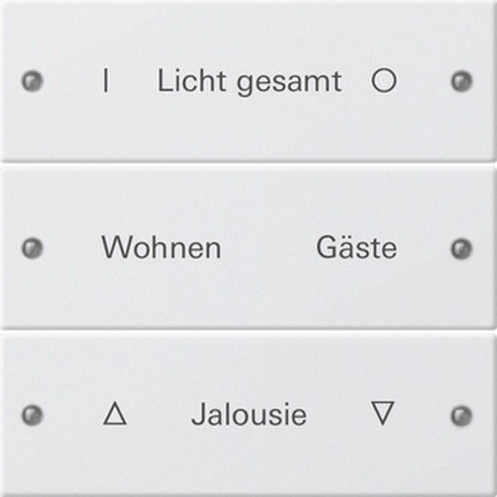 Gira Wippenset 3fach 220327