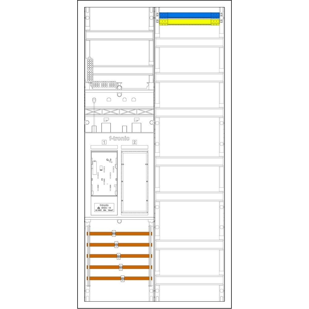 f-tronic Komplettschrank 7195008 Typ EHZ721VDS