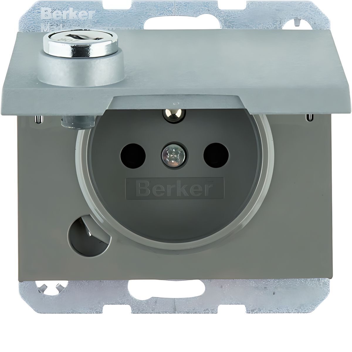 Berker Steckdose mit Erdstift 6768117003