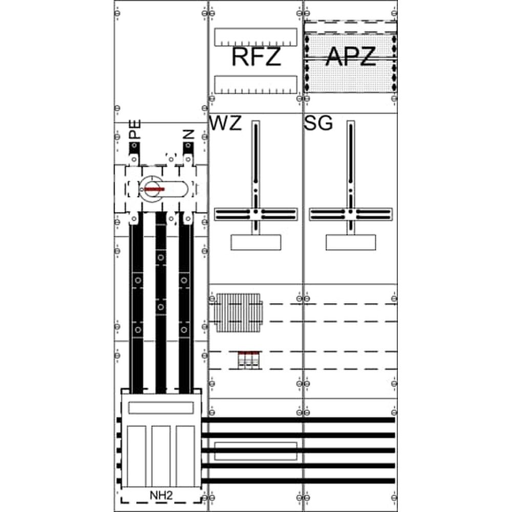 Striebel & John Komplettfeld 2CPX056188R9999 Typ WF39KK51T