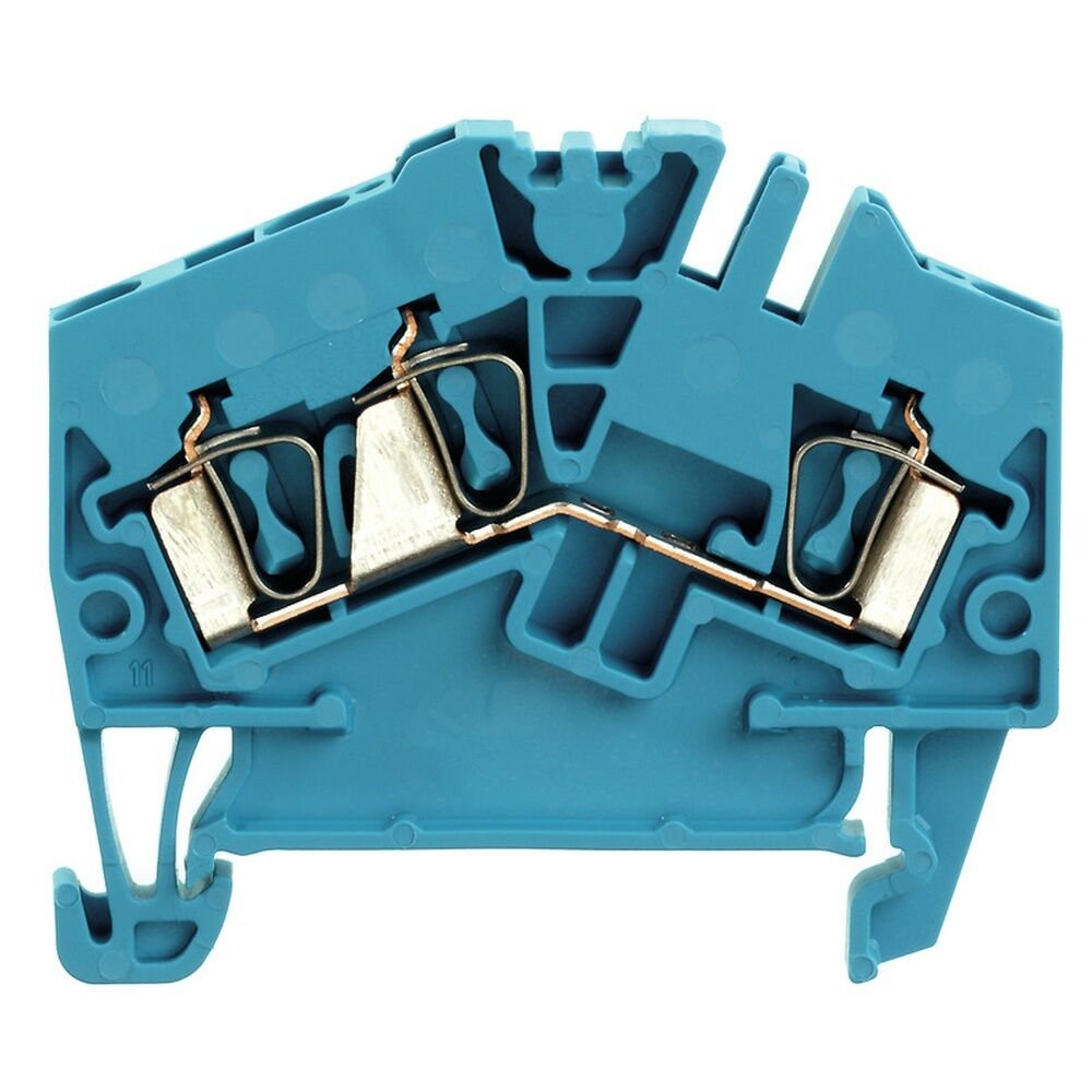 Weidmüller Durchgangs Reihenklemme 1706040000 Typ ZDU 2.5-2/3AN BL