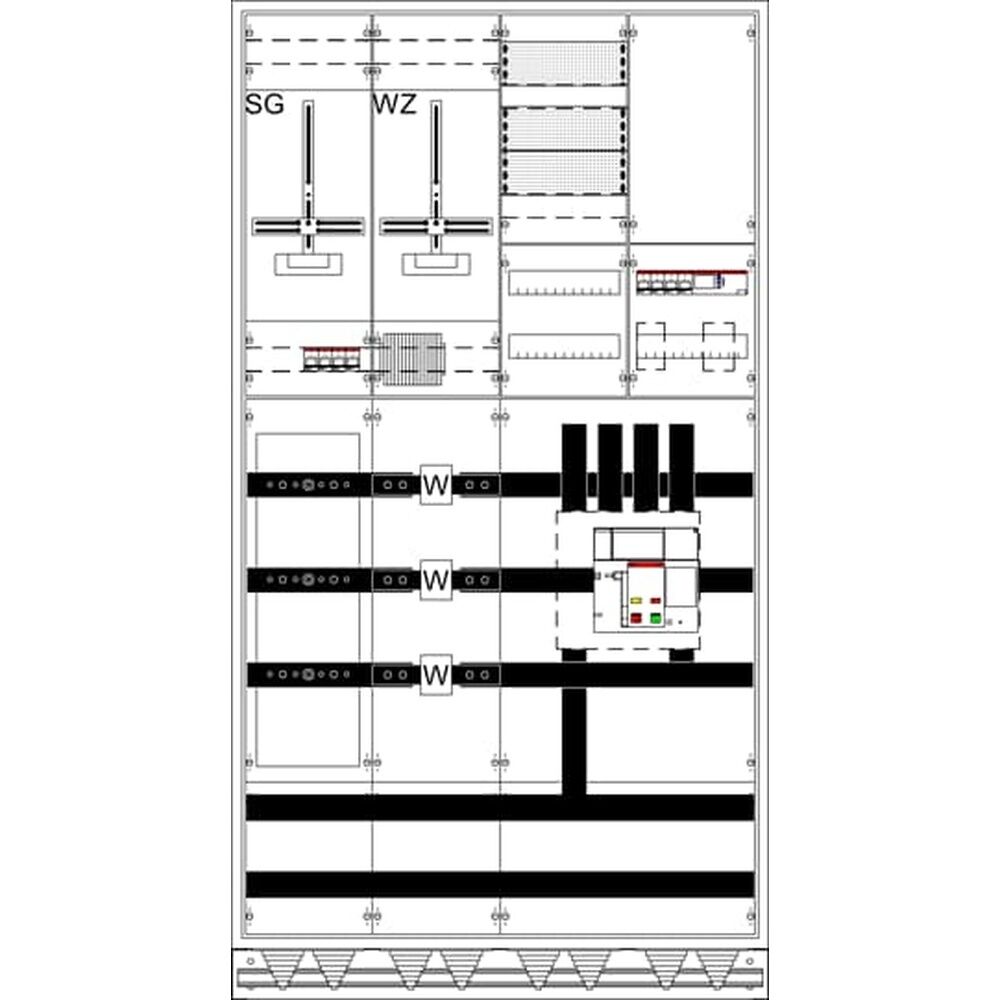 Striebel & John Komplettschrank 2CPX056152R9999 Typ WX42EK11S