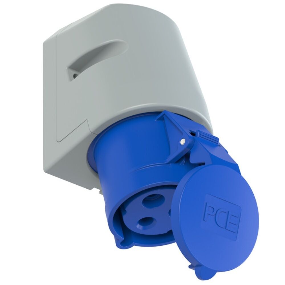 PC Electric Wandsteckdose 123-6TT