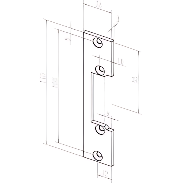 Assa Abloy Schließblech -------10602-01