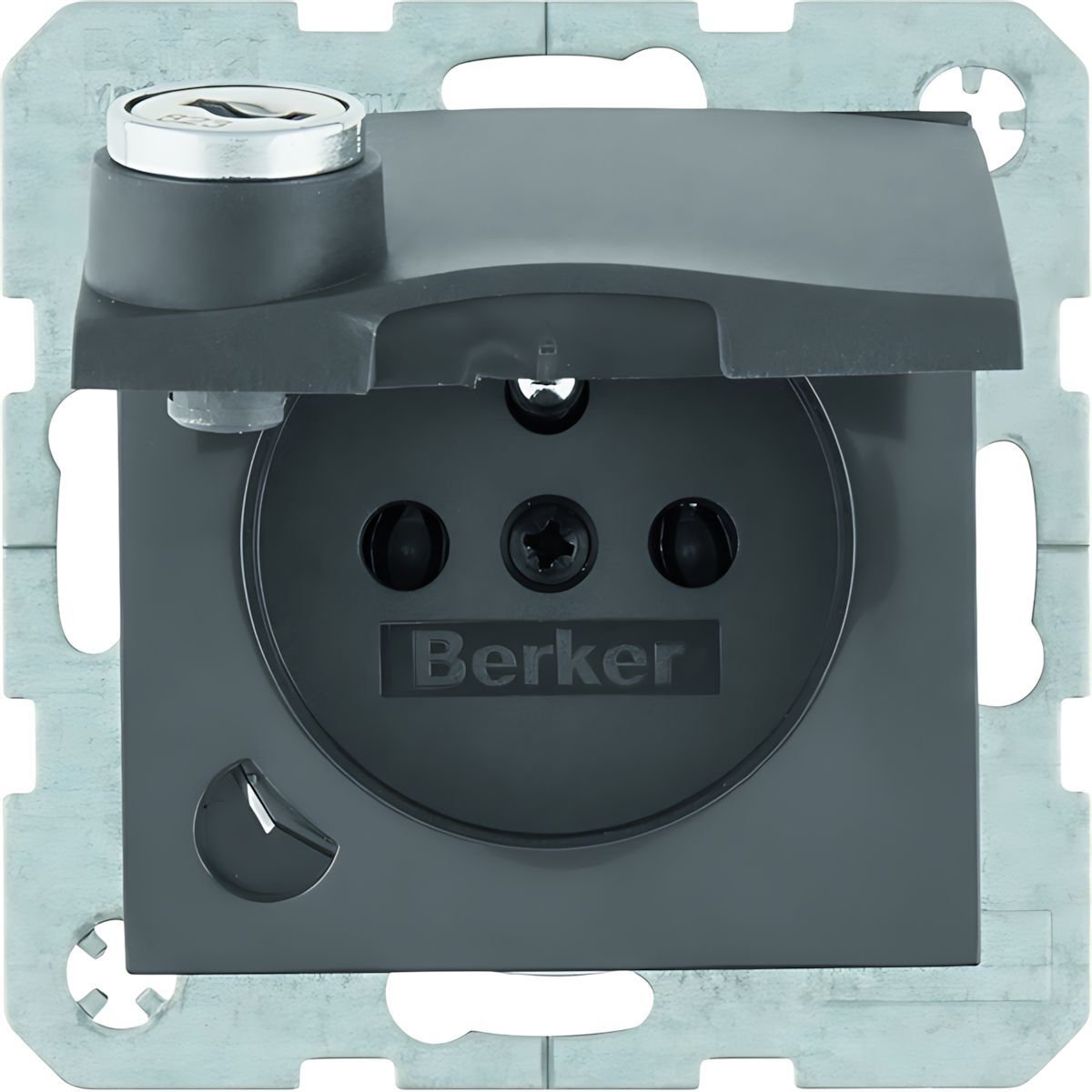 Berker Steckdose mit Erdstift 6765111606