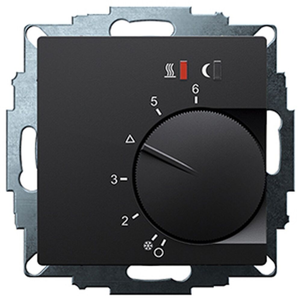 Eberle UP Raumregler 547816054802 Typ UTE 2800-R-Schwarz-M-55