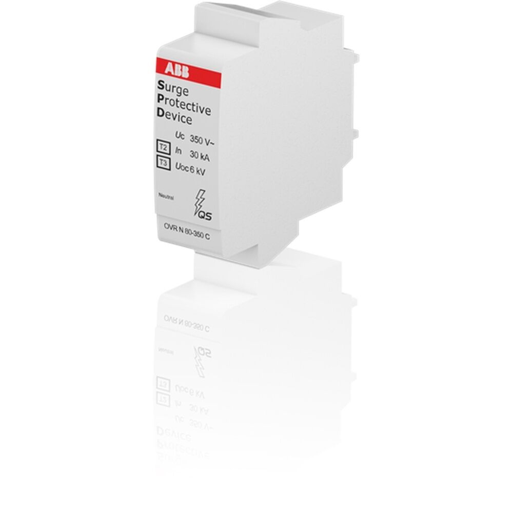 ABB Überspannungsableiter für Energietechnik Stromversorgung 2CTB803886R0000 Typ OVR T2 N 80-350 C