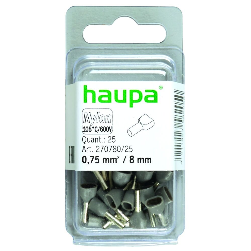 Haupa Twin Aderendhülsen 270780/25
