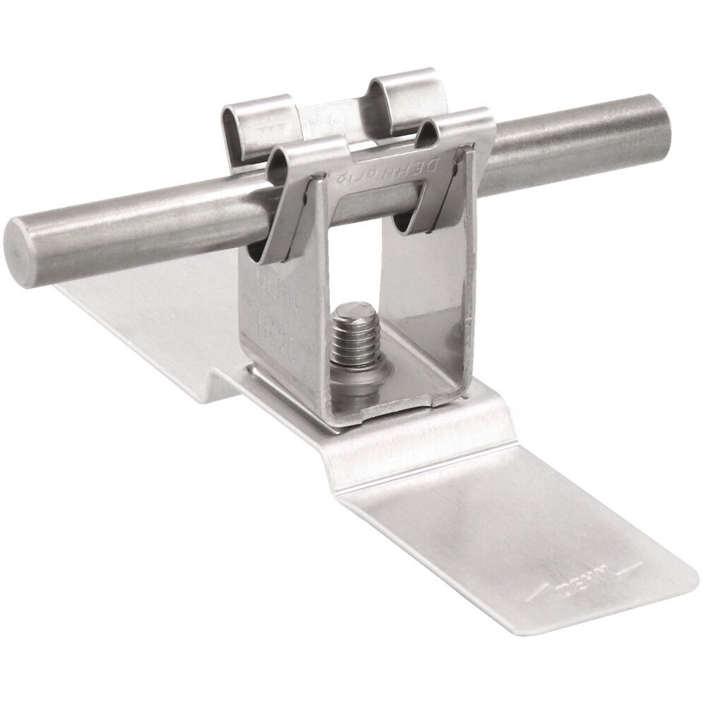 Dehn + Söhne Anformbarer Dachleitungshalter 297140 Typ DLH DG 8 H20 KP V2A AL