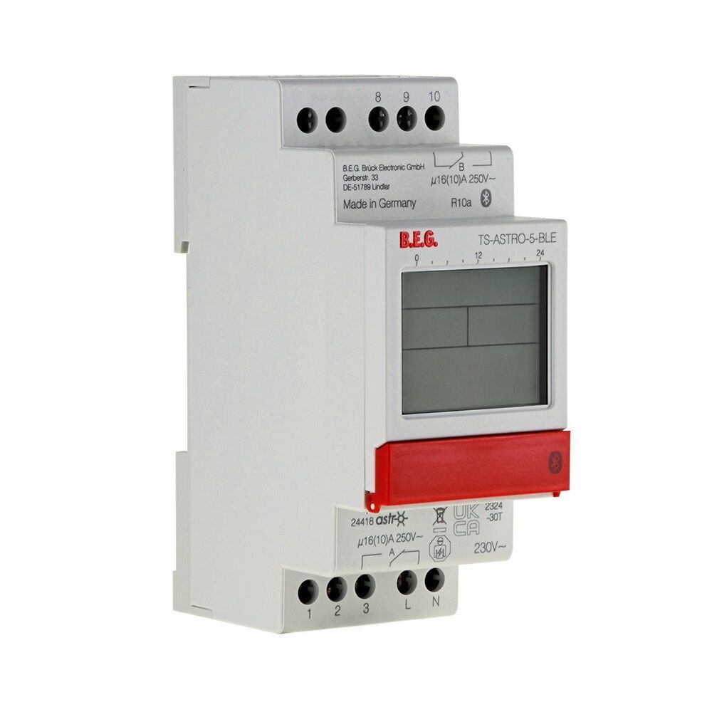B.E.G. Brück Zeitschaltuhr 93162 Typ TS-ASTRO-5-BLE 
