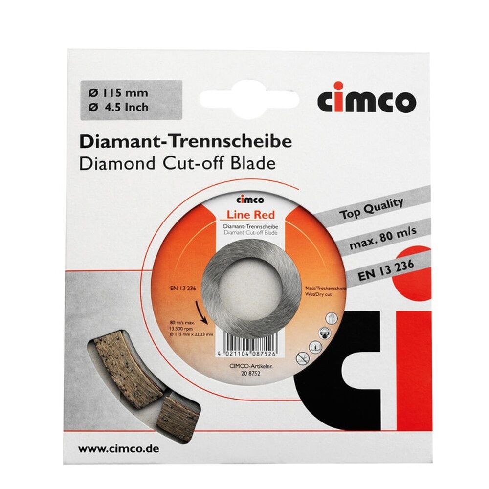 Cimco Diamant Trennscheiben 208752 