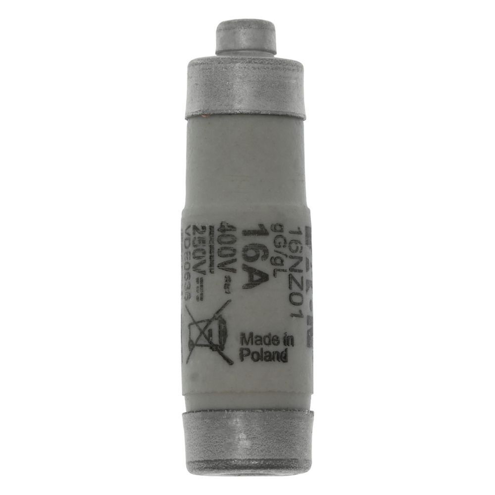 Eaton Sicherungseinsatz 16NZ01 Typ FUSE-D01 16A T GL/GG 400VAC E14