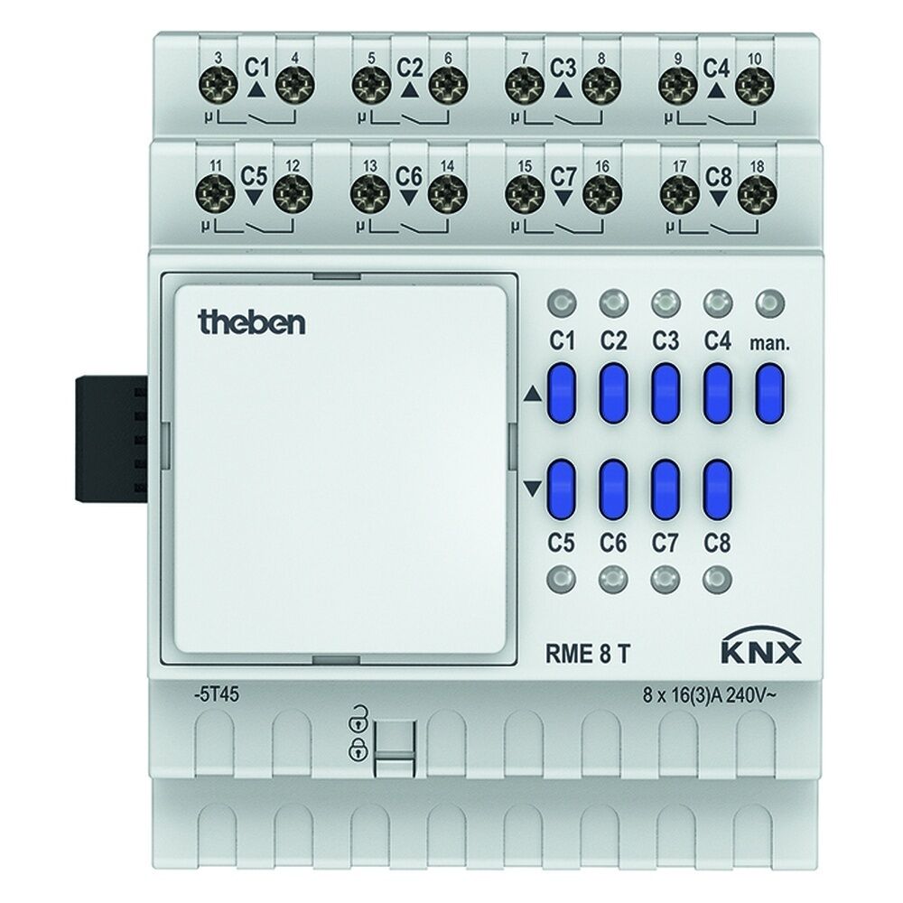Theben KNX Schalt Jalousieaktor 4930205 Typ RME 8 T KNX
