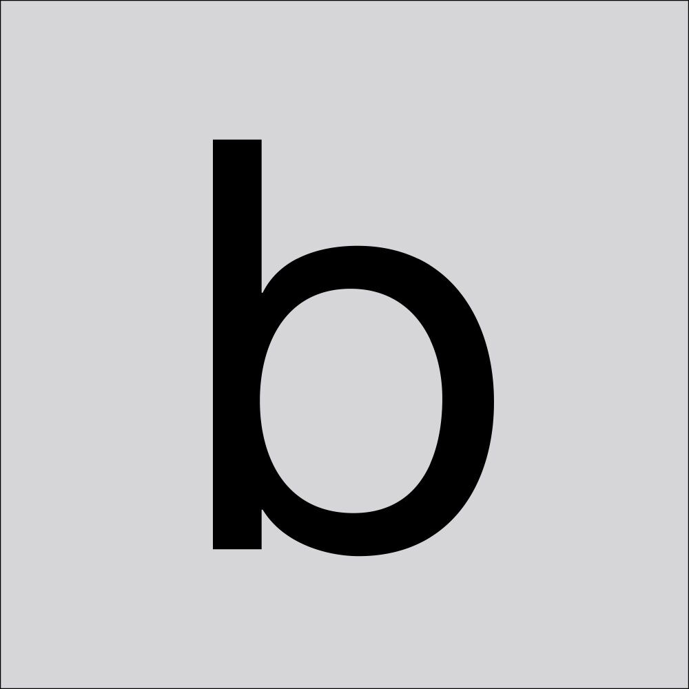 RZB Kleinbuchstabe 99221.013.B/K