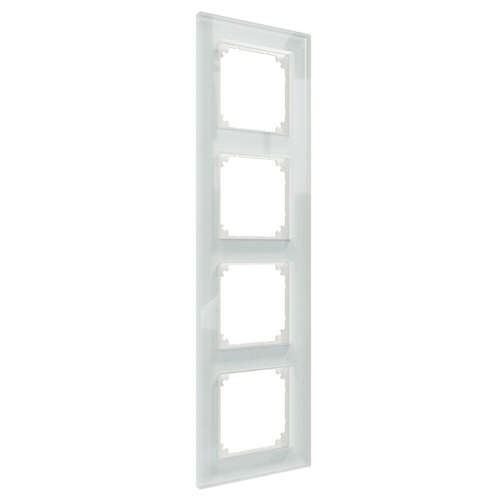 Merten Echtglasrahmen 4fach MEG4040-2320