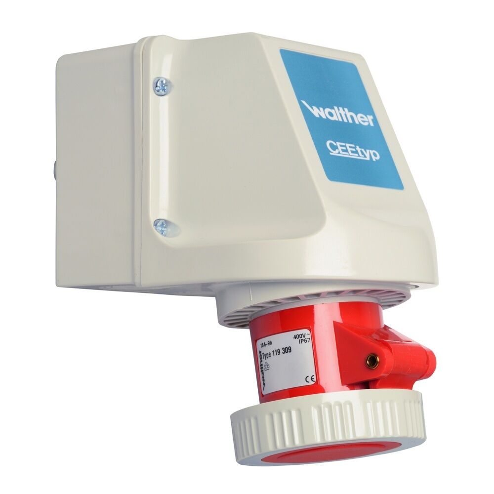 Walther-Werke Wasserdichte Wandsteckdose 119309