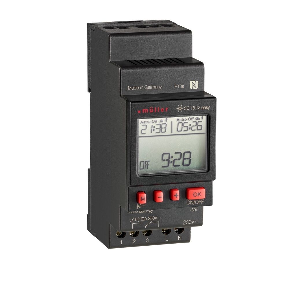 Hugo Müller Digitale Zeitschaltuhr 23588 Typ SC1813easy 