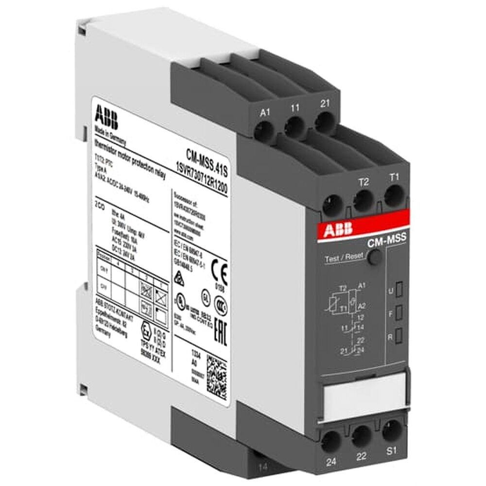 ABB Thermistormotorschutzrelais 1SVR730712R1200 Typ CM-MSS.41S